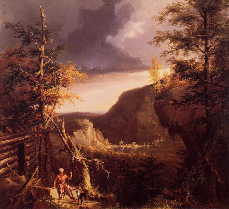 Daniel Boone Sitting, Thomas Cole